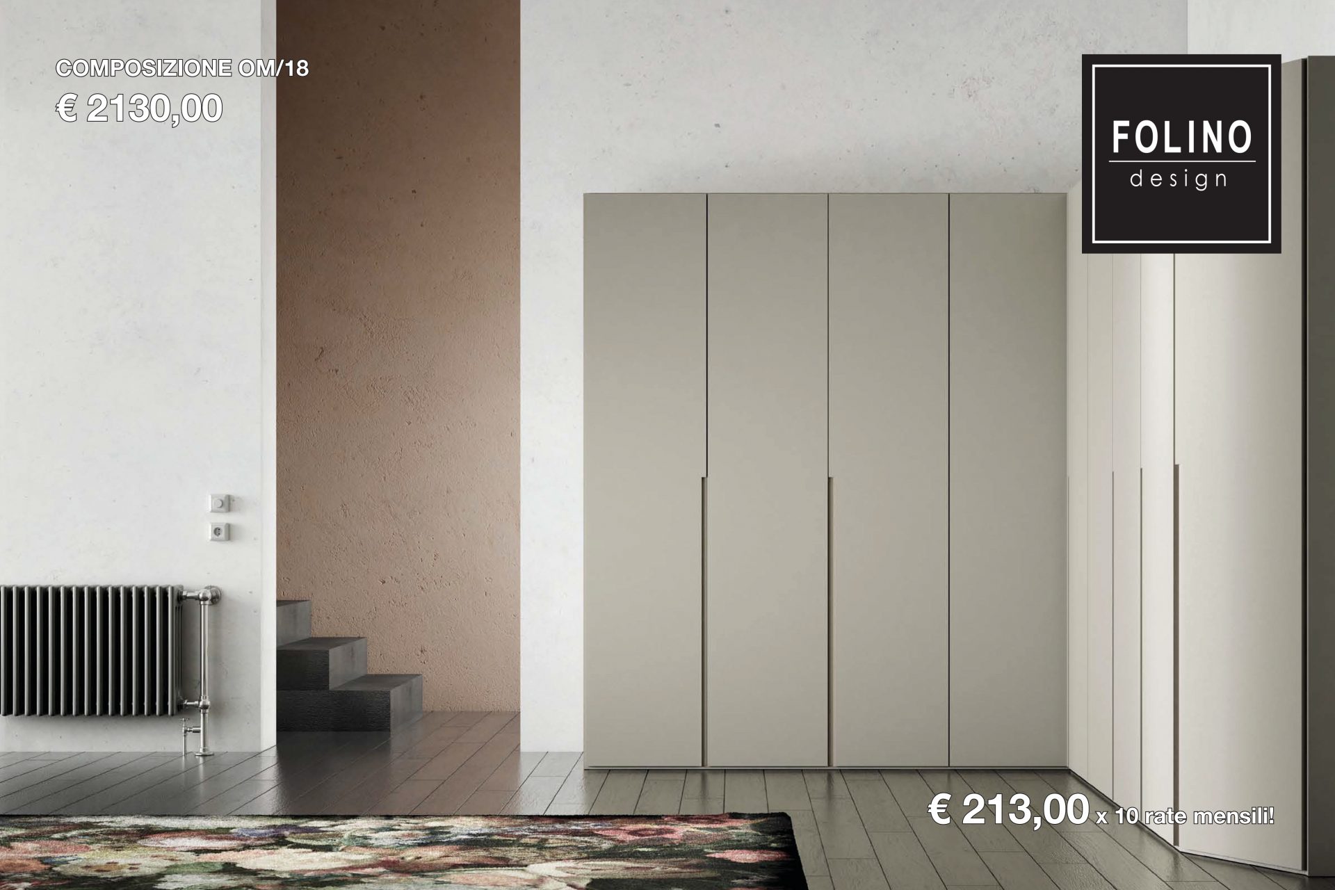 zone notte milano, camere arredamento milano